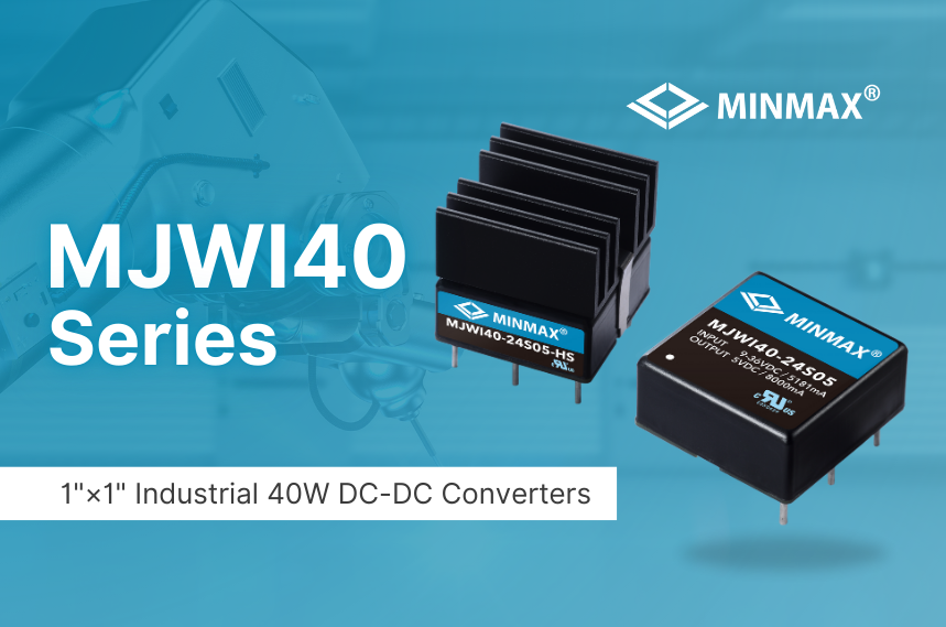 Breaking Size Limits! New 40W Ultra-Compact High-Efficiency DC-DC Power Converter Launched