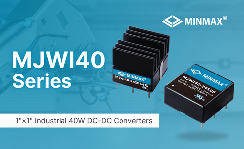 Breaking Size Limits! New 40W Ultra-Compact High-Efficiency DC-DC Power Converter Launched