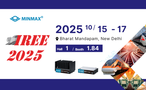 MINMAX at IREE 2025 in India! | Visit us at Hall 1, Booth 1.84!