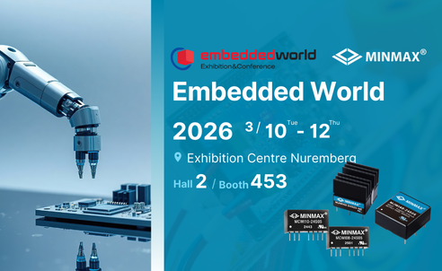 MINMAX at 2026 Embedded World | Visit us at Hall 2, Booth 453!