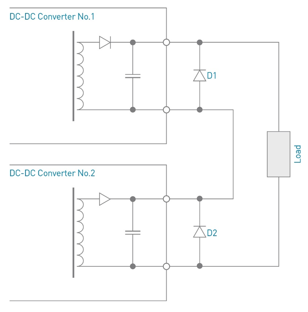 Series-Connected Architecture Diagram of an Isolated DC-DC Converter